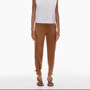 BNWT Babaton Refined Cargo Pants in Epicurean Brown Rust size 4